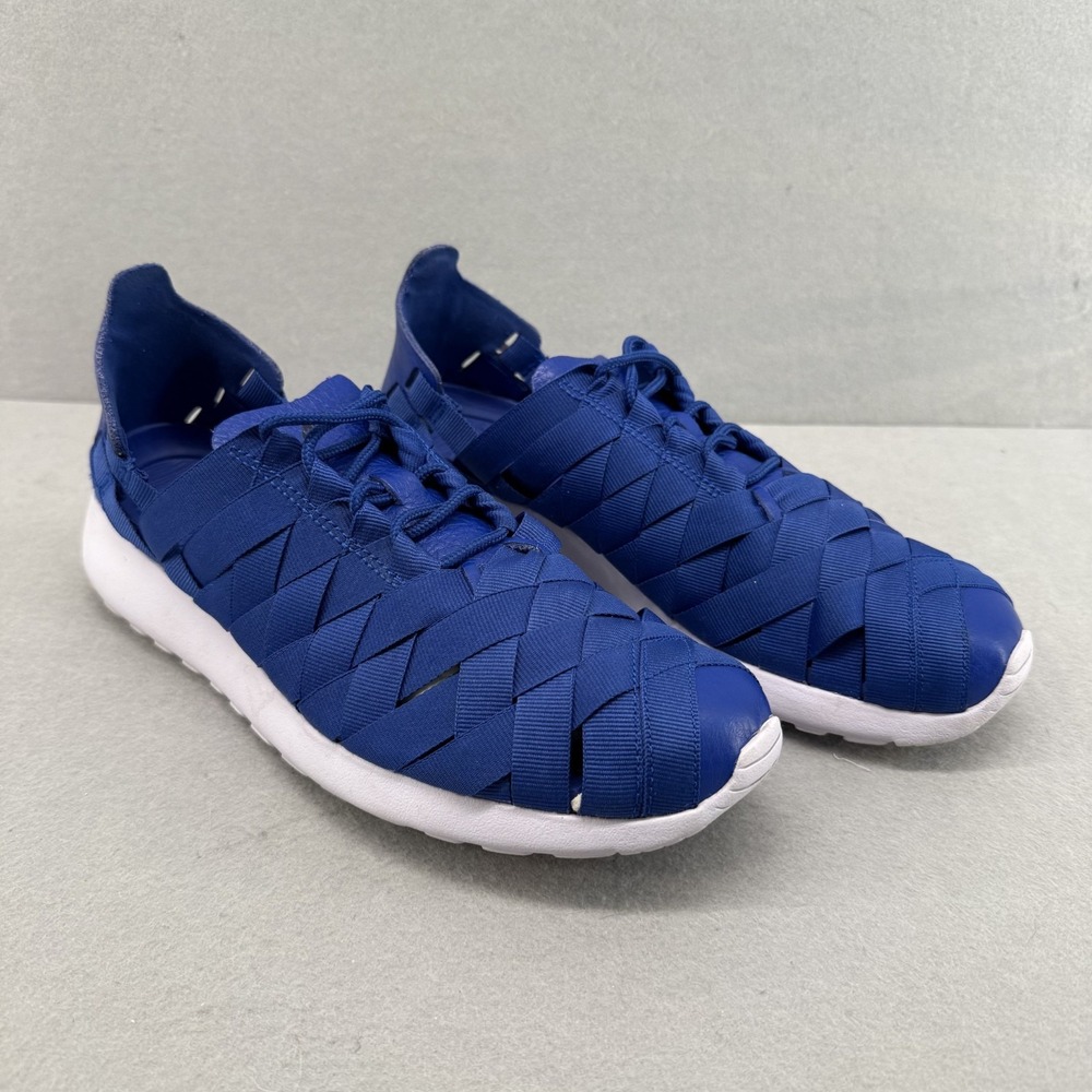 Nike Roshe Run Woven "Photo Blue" Royal‎ Sneakers Womens 9 (555257-400)
